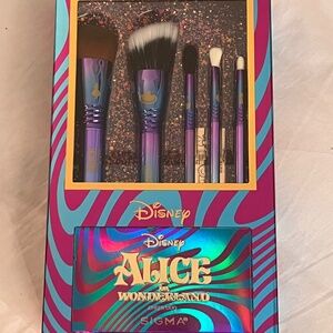 Sigma Alice in Wonderland brush set + cheek duo, BNIB
